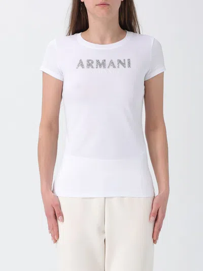 Armani Exchange T-shirt Woman  In White