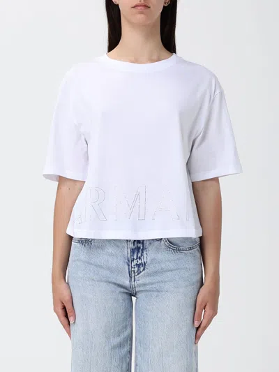 Armani Exchange T-shirt Woman  In White