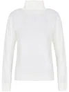 Armani Exchange Turtle-neck Jumper In White