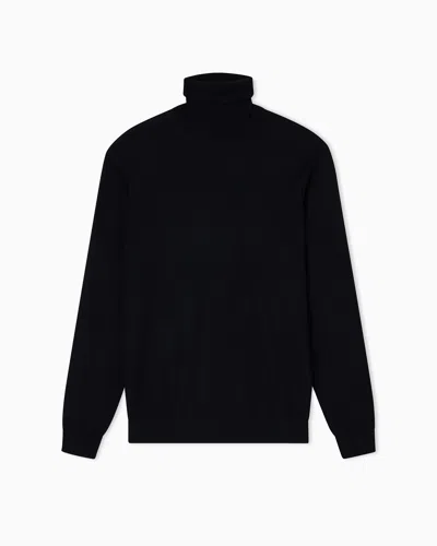 Armani Exchange Turtlenecks In Black