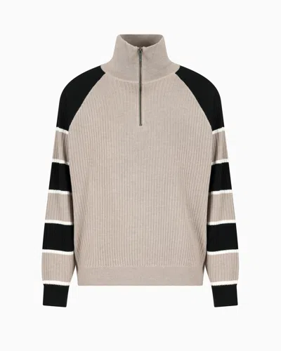 Armani Exchange Turtlenecks In Navy Blue