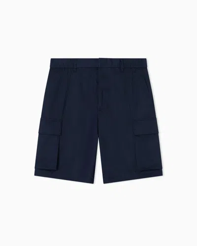 Armani Exchange Twill Cargo Bermuda Shorts