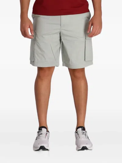 Armani Exchange Twill Cargo Shorts In Gray