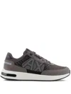 Armani Exchange Two-tone Sneakers In Grey