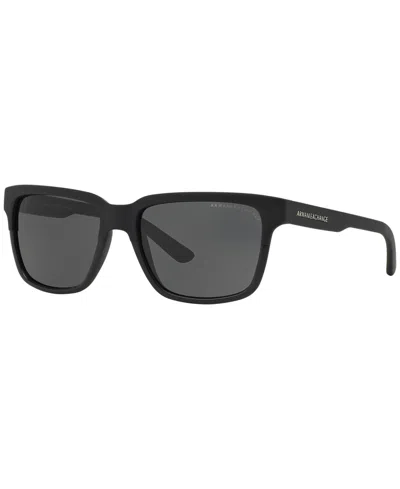 Armani Exchange Ax  Sunglasses, Ax4026s In Black Matte,grey