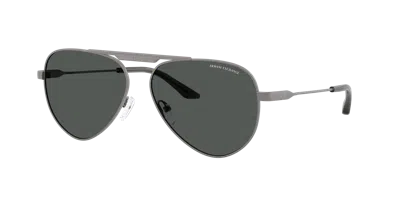 Armani Exchange Unisex Sunglass Ax2060s In Gold