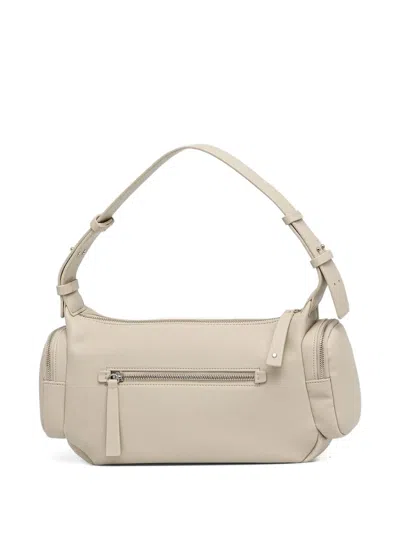 Armani Exchange Utility Shoulder Bag In Neutral