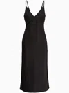 Armani Exchange Suspender Dress In 黑色