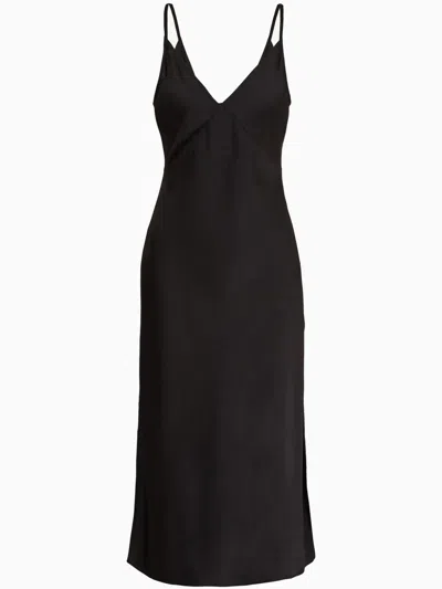 ARMANI EXCHANGE V-NECK SLIP DRESS