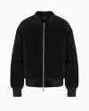 Armani Exchange Zip-up Bomber Jacket In Black