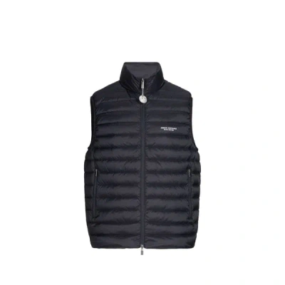 Armani Exchange Veste Matelassée Sans Manches In Blue