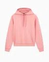 Armani Exchange Viscose Blend Hoodie In Pink
