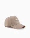 Armani Exchange Visor Cap With Logo In Metallic