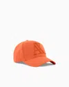 Armani Exchange Visor Cap With Logo In Orange