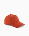 Armani Exchange Visor Cap With Logo In Orange