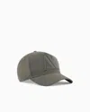 Armani Exchange Visor Cap With Logo In Green