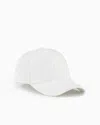 Armani Exchange Monogram-plaque Cap In White