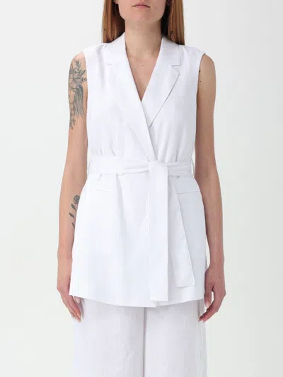 Armani Exchange Waistcoat  Woman Color White In 白色