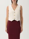 Armani Exchange Waistcoat  Woman Color Yellow Cream In Neutral