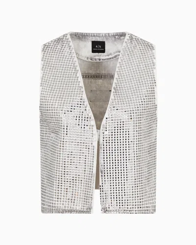 Armani Exchange Waistcoats In Grey