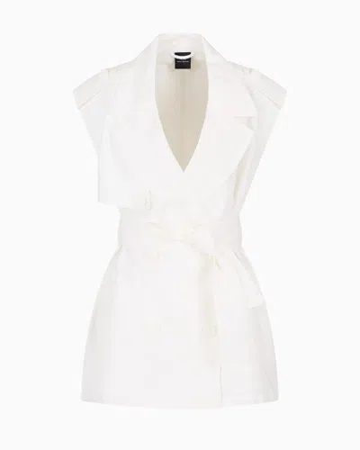 Armani Exchange Waistcoats In White