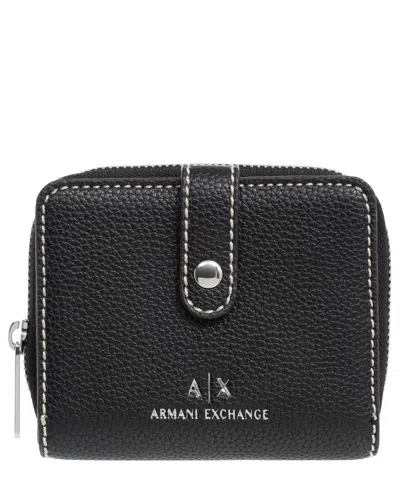 Armani Exchange Wallet In Black
