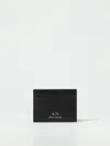 Armani Exchange Wallet  Men Color Black In Black