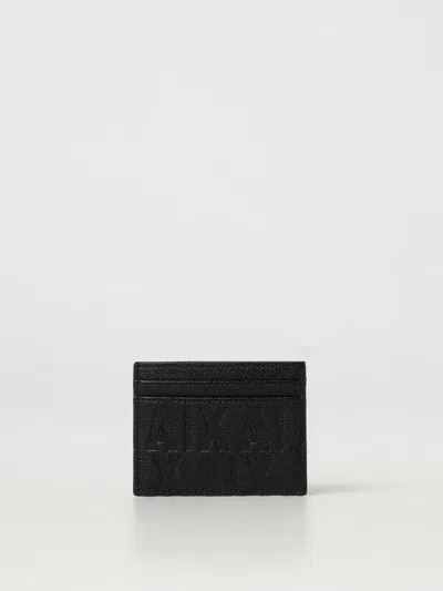 Armani Exchange Wallet  Men Color Black In 黑色