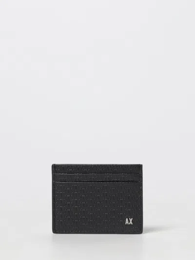 Armani Exchange Wallet  Men Color Black In Neutral