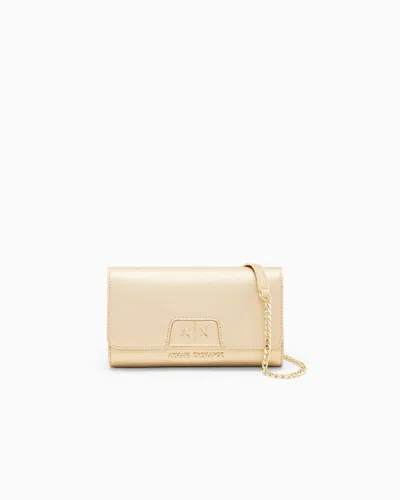 Armani Exchange Wallet On Chain In Gold
