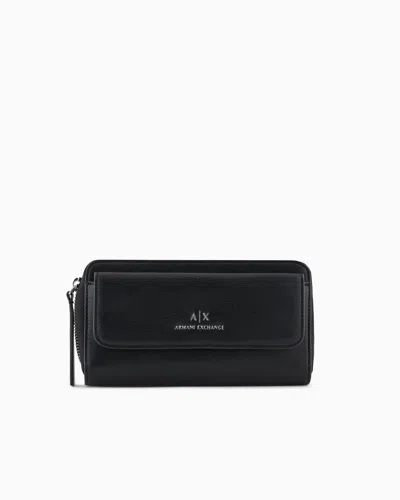 Armani Exchange Wallets In Black