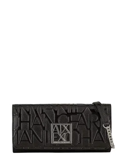 Armani Exchange Wallets In Black