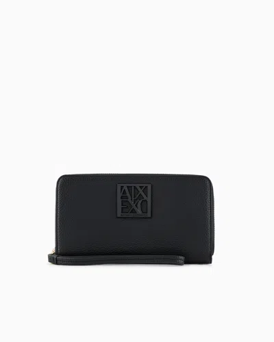 Armani Exchange Wallets In Black
