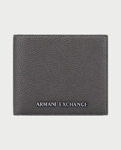 Armani Exchange Wallets In Grigio Metallici E Grigi