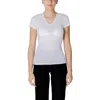 Armani Exchange White Cotton T-shirt In White