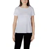 Armani Exchange White Cotton T-shirt In White