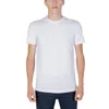 Armani Exchange Central Logo T-shirt In White