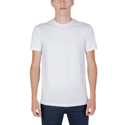 Armani Exchange Central Logo T-shirt In White
