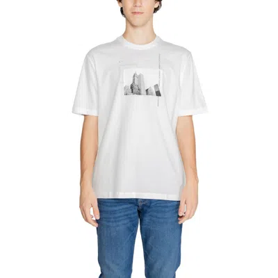 Armani Exchange White Cotton T-shirt