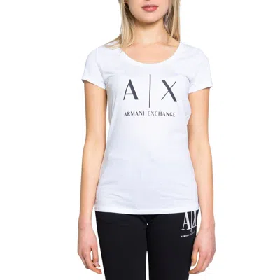 Armani Exchange Cotton Tops & Women's T-shirt In White