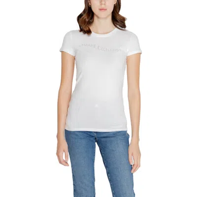 Armani Exchange Cotton Tops & Women's T-shirt In White