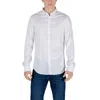 Armani Exchange White Lyocell Shirt In White