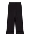 Armani Exchange Wide Leg Dress Pants In Black