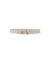 Armani Exchange Belts In Light Grey