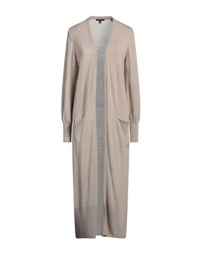 Armani Exchange Woman Cardigan Beige Size S Acrylic, Virgin Wool, Elastane, Metallic Fiber