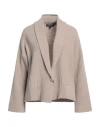 Armani Exchange Woman Cardigan Taupe Size Xs Wool, Polyamide In Grey