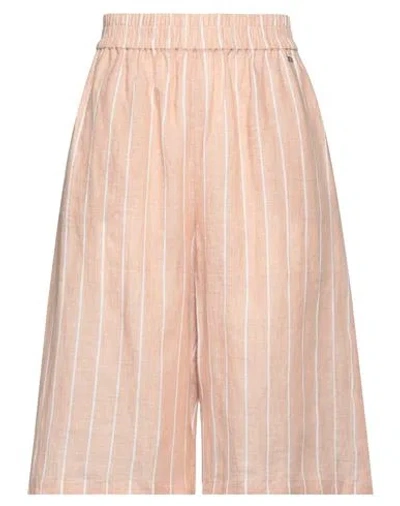 Armani Exchange Woman Cropped Pants Beige Size 6 Linen