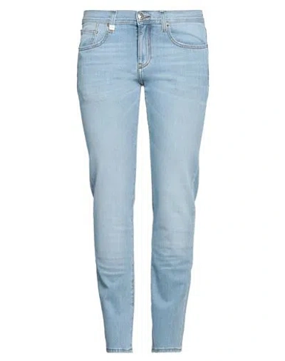Armani Exchange Woman Jeans Blue Size 31 Cotton, Elastane