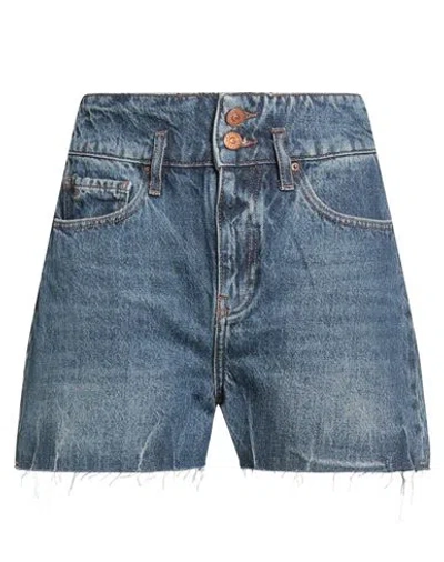 Armani Exchange Woman Denim Shorts Blue Size 30 Cotton