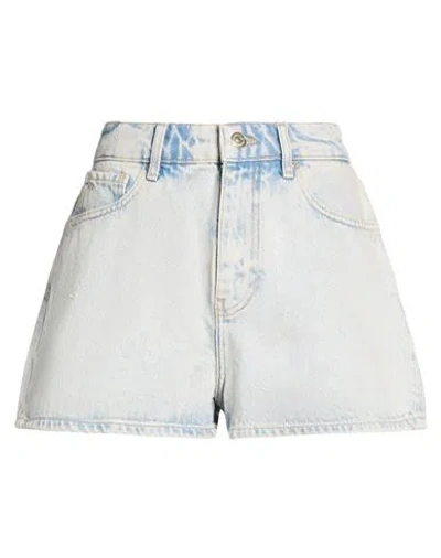 Armani Exchange Woman Denim Shorts Blue Size 31 Cotton